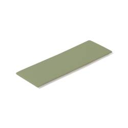 Lab rectangular green porcelain tray 10.94x3.54 inch