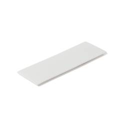 Lab rectangular white porcelain tray 10.94x3.54 inch