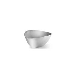 Triangular stainless steel cup 3.74x1.69 inch