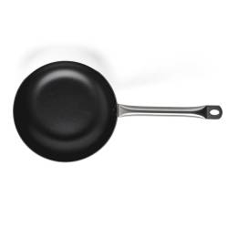 Vulcan steel and non-stick aluminium high frying pan with one handle 15.75 inch