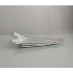 Roots Earth Shovel dry ice porcelain dish 10.43x9.84 inch