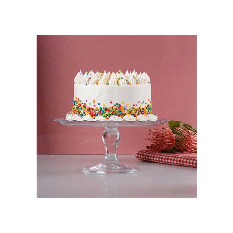 Pasabahce Mini Patisserie glass cake stand 10.23 inch