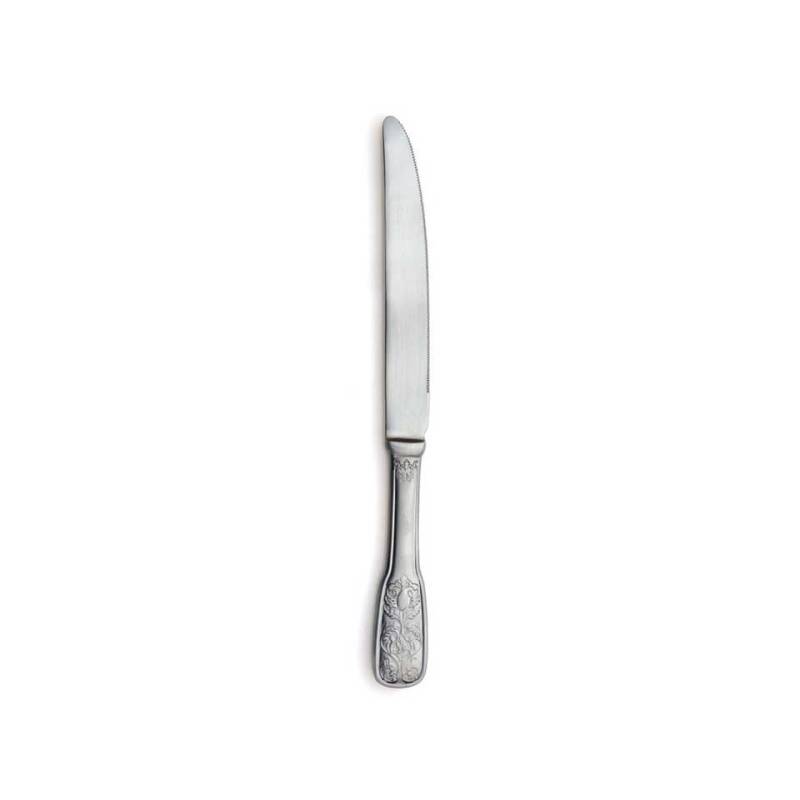 Versailles satin-finished stainless steel table knife 9.60 inch