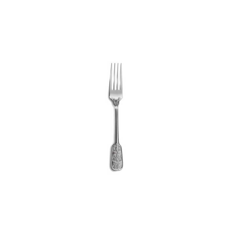 Forchettina dolce 3 punte Versailles in acciaio inox satinato cm 14