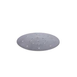 Perforated round aluminium ice grid 8.15 inch