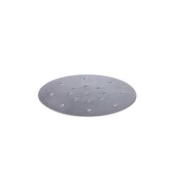 Perforated round aluminium ice grid 8.15 inch