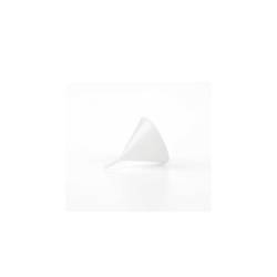 White plastic funnel 1.96 inch