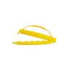 Yellow and orange plastic bag-closing clip with handle 11.22 inch