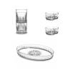 Set Milano con vassoio, coppette e bicchieri Waf