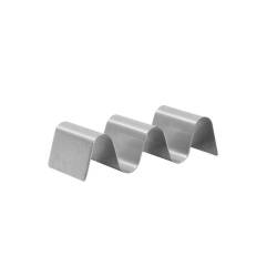 Supporto mini tacos Taxi in acciaio inox
