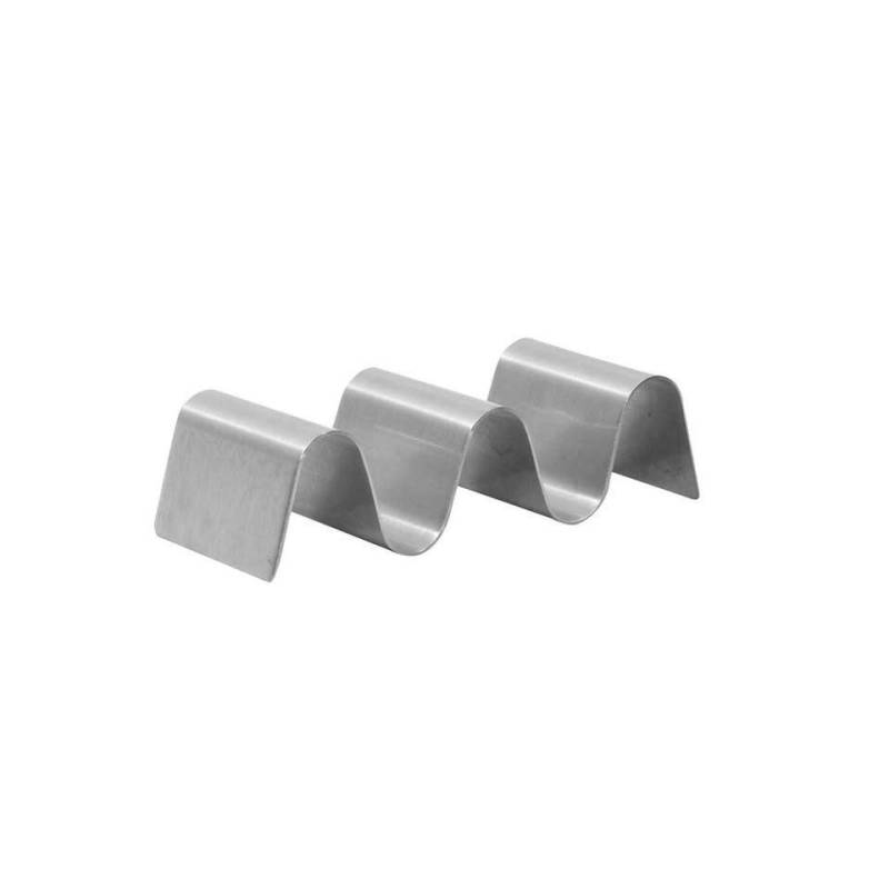 Supporto mini tacos Taxi in acciaio inox