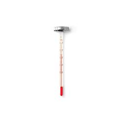 Soave glass wine thermometer