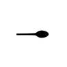 Refork black wood spoon 6.69 inch
