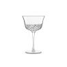 Luigi Bormioli Roma 1960 transparent glass fizz coupe 8.79 oz.