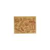 Straw paper sandwich bag with designs and lettering 7.87x6.10 inch 
