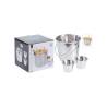 3-piece stainless steel aperitif set