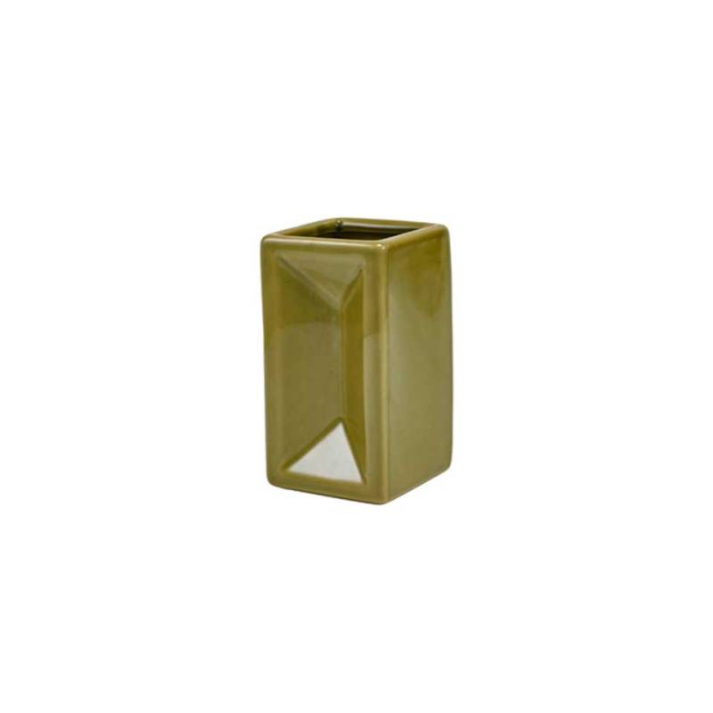 Brick green porcelain Tiki mug 17.24 oz.