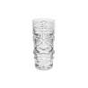 Maori transparent glass tiki mug 13.52 oz.