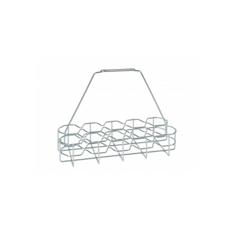 Chrome-plated steel glass holder 10 holes