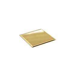 Vintage gold mirror square plate 7.87x7.87 inch