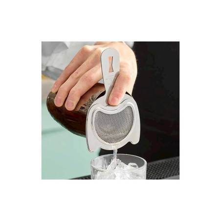 Strainer fine mesh con alette in acciaio inox cm 8,7