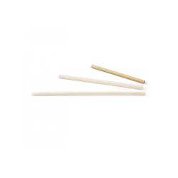 Reusable bamboo natural color straws 5.5x0.23-0.31 inch 