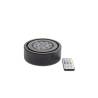 100% Chef black lacquered wood led base for smoker dome