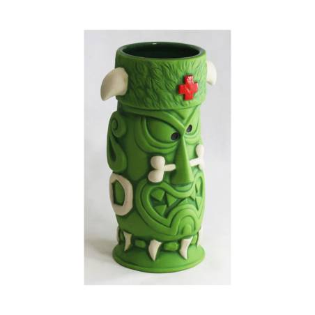 Tiki mug Derek's Witch Doctor in ceramica verde cl 64