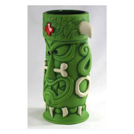 Tiki mug Derek's Witch Doctor in ceramica verde cl 64
