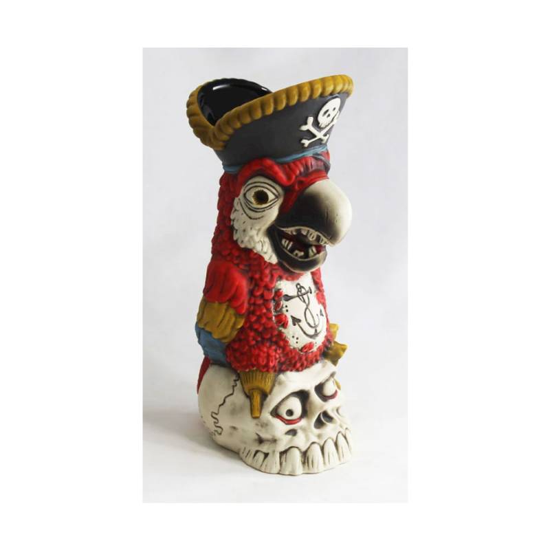 Tiki mug Peg Leg Party Parrot in ceramica multicolor cl 48