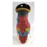 Peg Leg Party Parrot ceramic multicolor Tiki mug 16.23 oz.