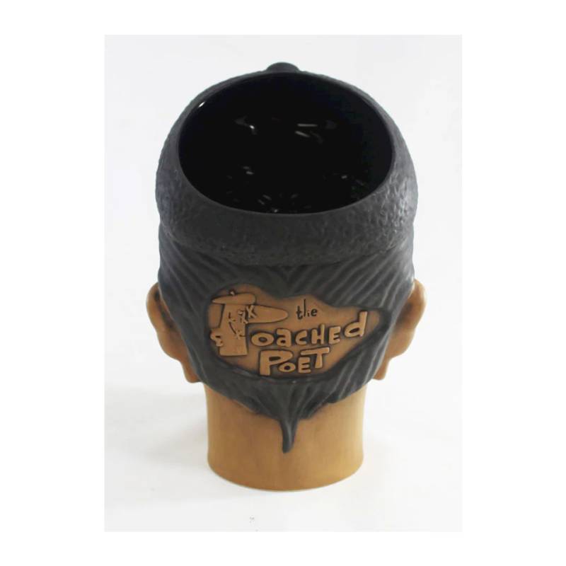 Tiki mug The Poached Poet Poach in ceramica marrone cl 42