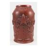 Estrella Fuego burgundy ceramic Tiki mug 29.75 oz.