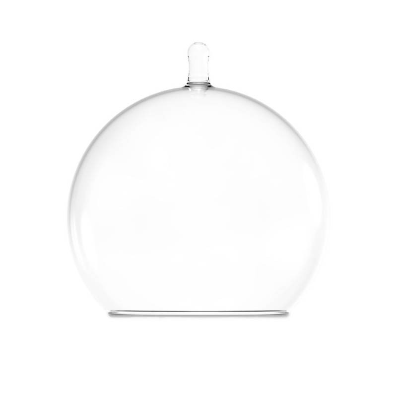 100% Chef Gastronaut glass smoker dome with valve 7.08x7.08 inch