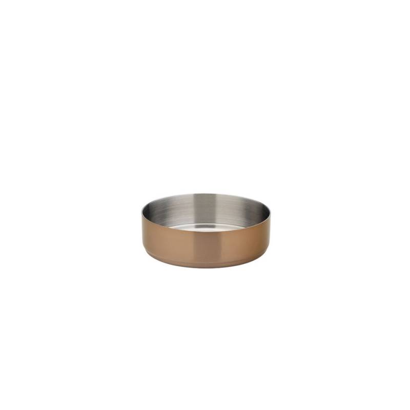 Ramekin brushed copper in acciaio inox ramato anticato cl 10