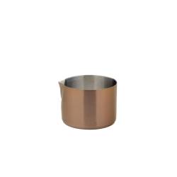Salsiera brushed copper in acciaio inox ramato anticato cl 26
