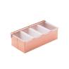 Gewürzschale 4 Schalen aus verkupfertem Edelstahl cm 30x14,7x9