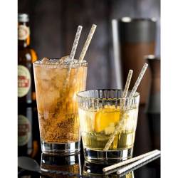 Biodegradable filigree decoration paper straws 5.51 inch