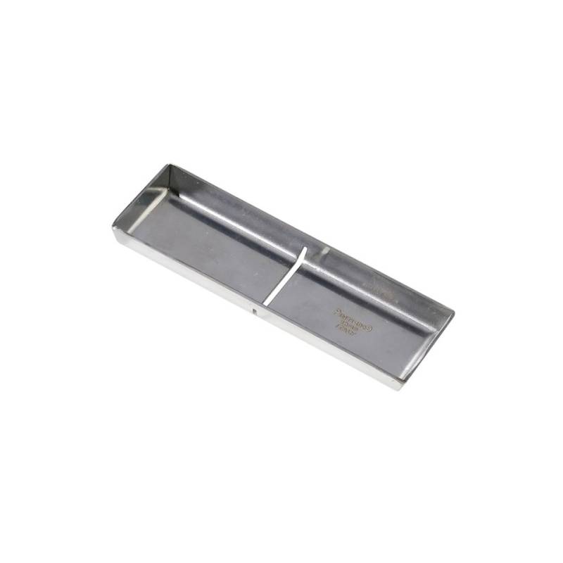 Poggiaposate con taglio per coltello in acciaio inox cm 9x3