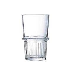 Bicchiere beverage New York impilabile in vetro cl 47