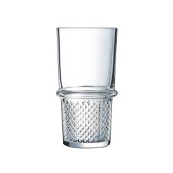 Bicchiere beverage New York impilabile in vetro cl 35