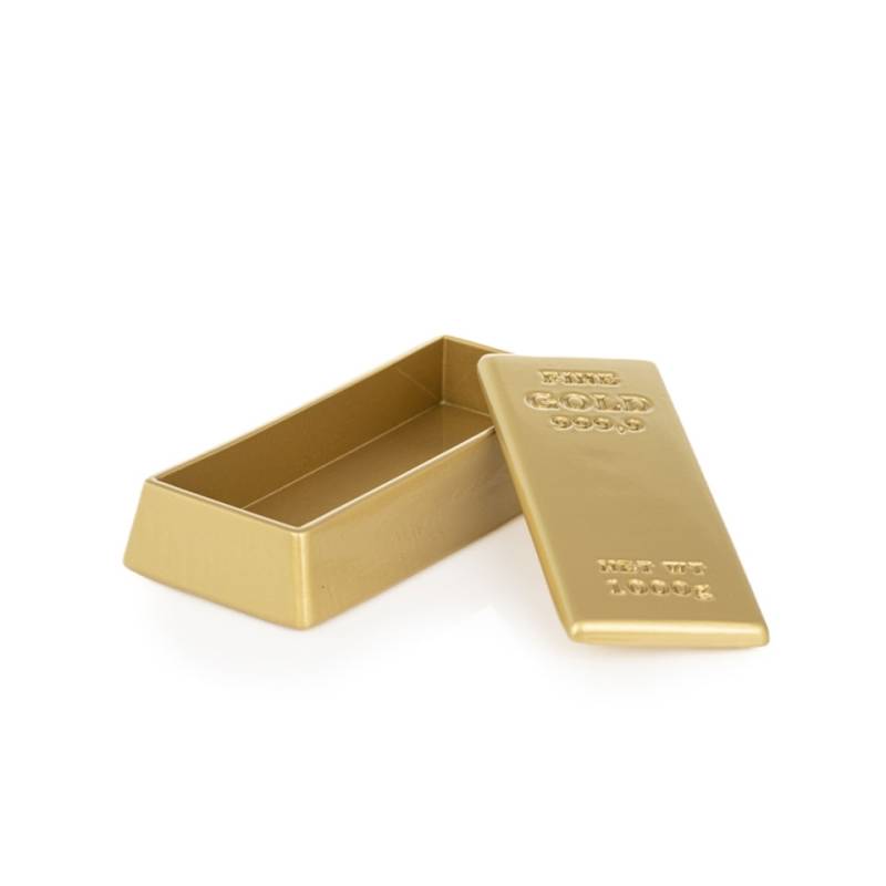 Piatto Lingotto Gold Ingot 100% Chef in resina cm 21,5x10x5