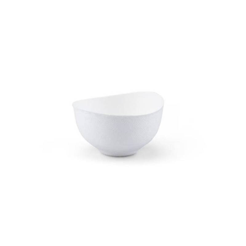 Midori medium white bagasse cup 5.07 oz.