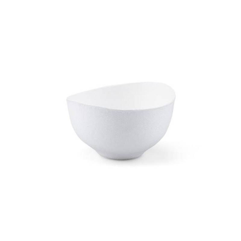 Grande tasse Midori en bagasse blanche cl 25