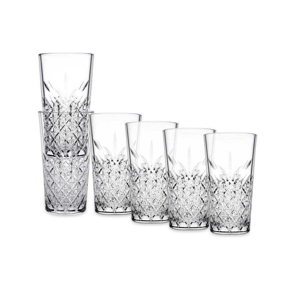 Timeless Pasabahce stackable long drink glass cl 36.5