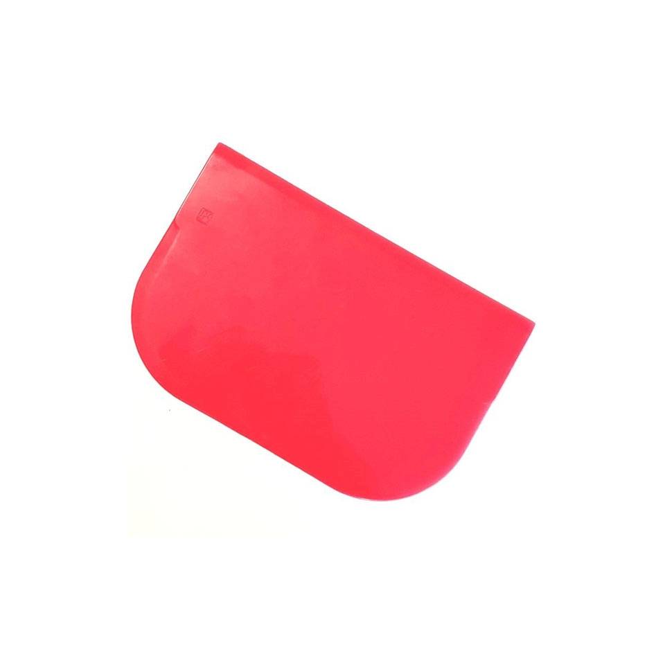 Red polypropylene scraper 5.82x3.93 inch