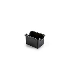 Black plastic American sachet holder cm 8.7x6.7x5.3