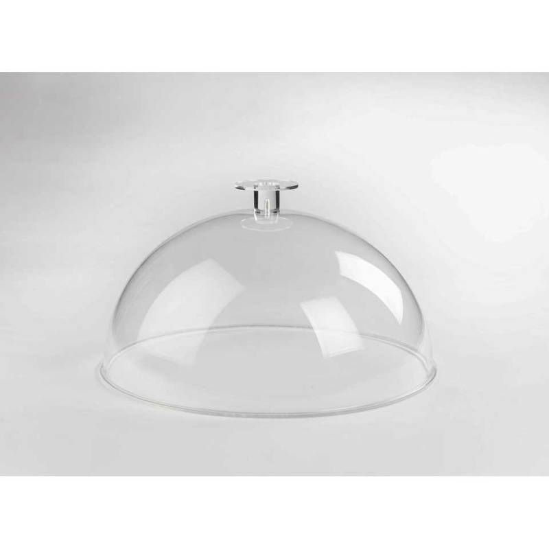Transparent plexiglass round dome cm 30