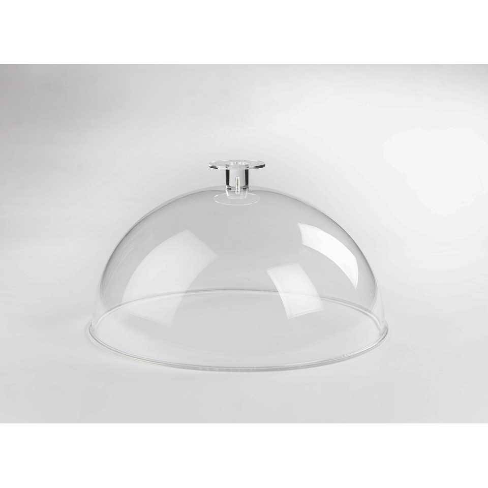 Transparent plexiglass round dome cm 30
