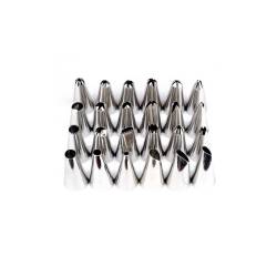 Stainless steel set of 6 assorted hole nozzles